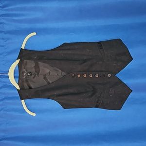 Black H&M women's tuxedo waistcoat/vest size 6
